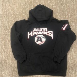 Black graphic Hoodie